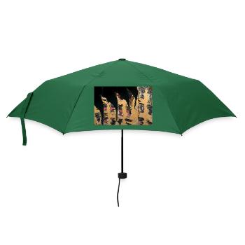 Gondeln in Venedig - Regenschirm (klein) - Flaschengrün - Vorne