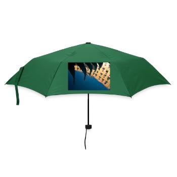 Gondeln in Venedig - Regenschirm (klein) - Flaschengrün - Vorne