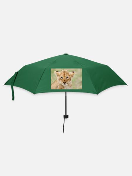Loewenbaby - Regenschirm (klein) - Flaschengrün