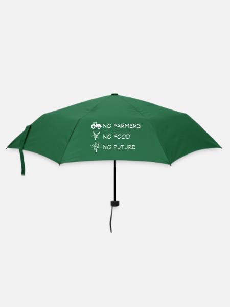 nofuture - Regenschirm (klein) - Flaschengrün