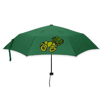 verschiedene Oliven - Regenschirm (klein) - Flaschengrün - Vorne
