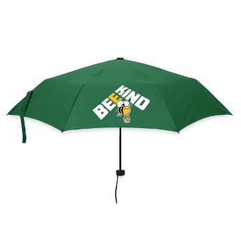 Sei nett niedlich Honig Freundlichkeit Biene Liebe inspirierend - Regenschirm (klein) - Flaschengrün - Vorne
