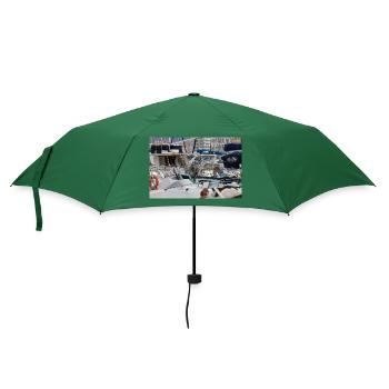 Fischerboote - Regenschirm (klein) - Flaschengrün - Vorne