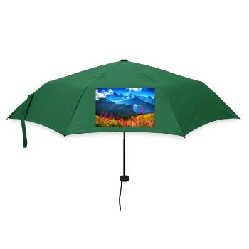SOMMER ALPEN - Regenschirm (klein) - Flaschengrün - Vorne