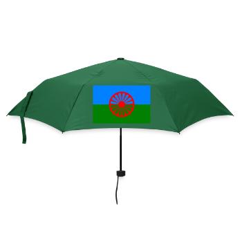 115552801 151272578 Roma-Flagge - Regenschirm (klein) - Flaschengrün - Vorne