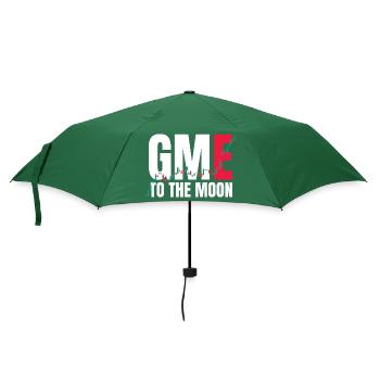 Gamestop To The Moon GME Aktie Meme stock - Regenschirm (klein) - Flaschengrün - Vorne