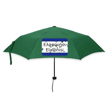 mg elafonisi - Regenschirm (klein) - Flaschengrün - Vorne