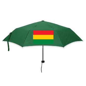 Flag of the Reggae Rasta Jah Rastafari Roots - Regenschirm (klein) - Flaschengrün - Vorne