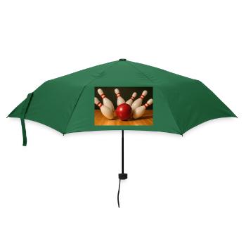 Kegeln - Regenschirm (klein) - Flaschengrün - Vorne