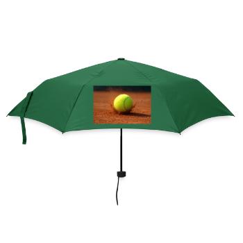 Sportarten - Tennis - Regenschirm (klein) - Flaschengrün - Vorne