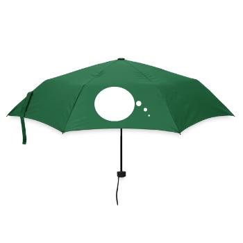 Sprechblase - Regenschirm (klein) - Flaschengrün - Vorne