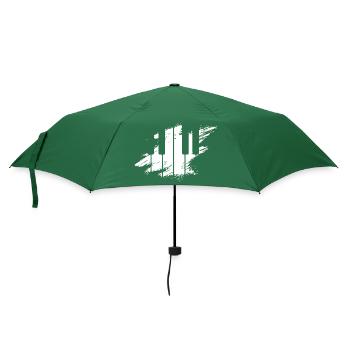 Klavier Pianist Funny Keyboard Tie - Regenschirm (klein) - Flaschengrün - Vorne