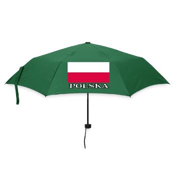 POLSKA - Regenschirm (klein) - Flaschengrün - Vorne
