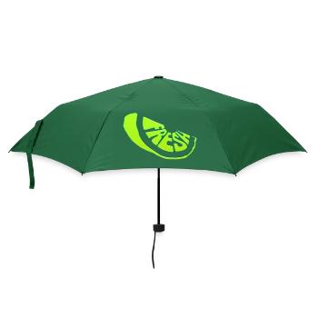 Frische frische süße Natur kühle Sommerfrüchte - Regenschirm (klein) - Flaschengrün - Vorne