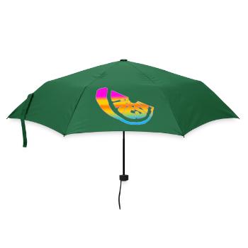 Frische frische süße Natur kühle Sommerfrüchte - Regenschirm (klein) - Flaschengrün - Vorne