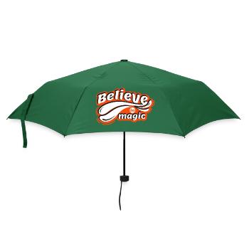 Glauben Sie an Magie - Regenschirm (klein) - Flaschengrün - Vorne