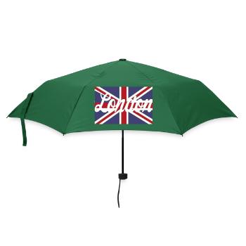London - Regenschirm (klein) - Flaschengrün - Vorne