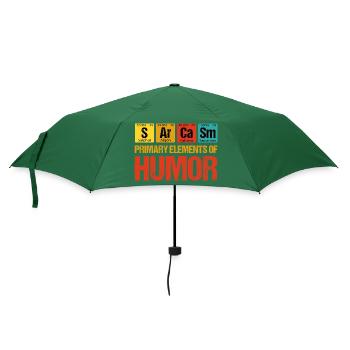 Sarkasmus - Grundelemente des Humors - Regenschirm (klein) - Flaschengrün - Vorne
