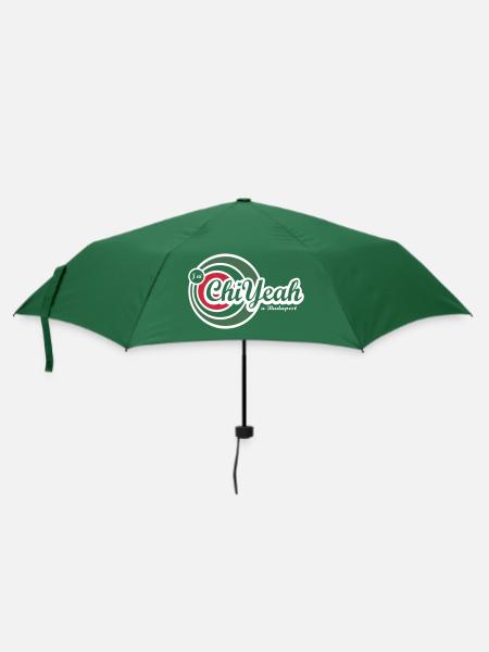 ChiYeah in Budapest - Regenschirm (klein) - Flaschengrün