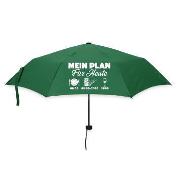 Schneidern Nähen - Regenschirm (klein) - Flaschengrün - Vorne