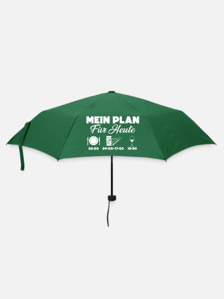 Schneidern Nähen - Regenschirm (klein) - Flaschengrün