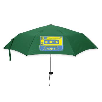 Rund um mich her ist alles Freude! On tape. - Regenschirm (klein) - Flaschengrün - Vorne