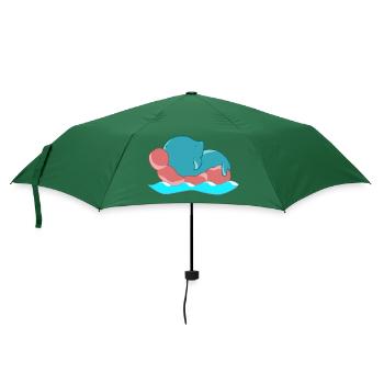 Sommer - Regenschirm (klein) - Flaschengrün - Vorne