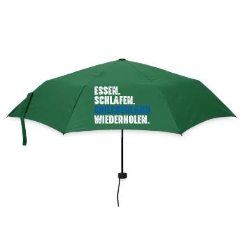Griechen Grieche Griechenland - Regenschirm (klein) - Flaschengrün - Vorne