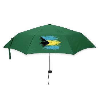 Bahamas Flagge used - Regenschirm (klein) - Flaschengrün - Vorne
