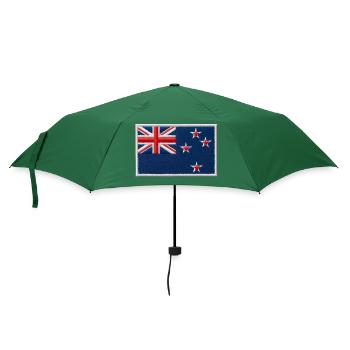 Neuseeland Aotearoa Kiwi 24 - Regenschirm (klein) - Flaschengrün - Vorne