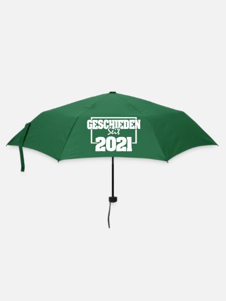 Sprüche 2021 - Regenschirm (klein) - Flaschengrün