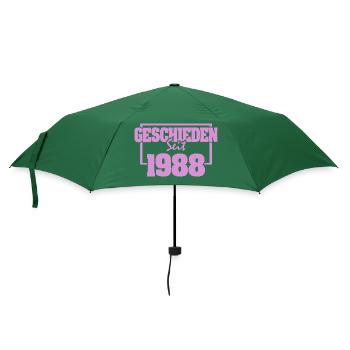 Ehe 1988 - Regenschirm (klein) - Flaschengrün - Vorne