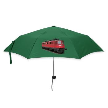 Lokomotive SBB - Regenschirm (klein) - Flaschengrün - Vorne