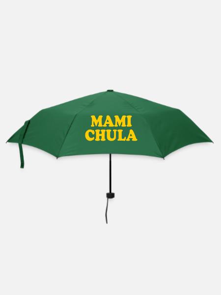 Mami chula - Regenschirm (klein) - Flaschengrün