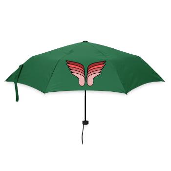 Warm Wings - Regenschirm (klein) - Flaschengrün - Vorne