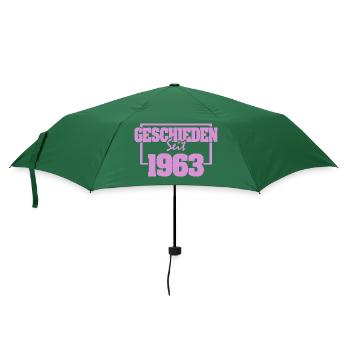 Geschieden 1963 - Regenschirm (klein) - Flaschengrün - Vorne
