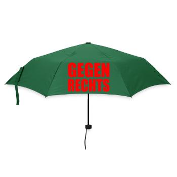 Gegen rechts - Regenschirm (klein) - Flaschengrün - Vorne