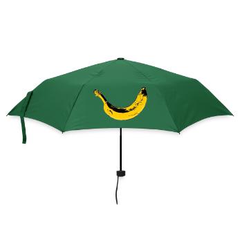 Banana * Banane - Regenschirm (klein) - Flaschengrün - Vorne