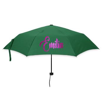 Emilia - Regenschirm (klein) - Flaschengrün - Vorne