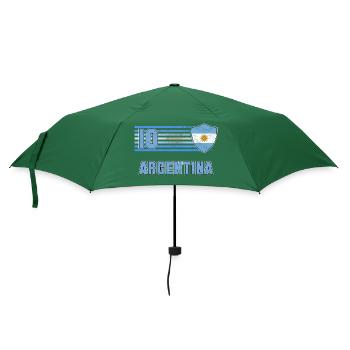 Argentinien Fußball Mannschaft - Regenschirm (klein) - Flaschengrün - Vorne