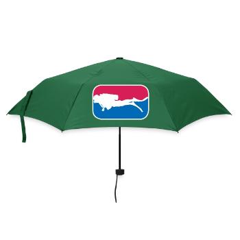 Taucher Tiefsee Meer schnorcheln lustig Geschenk - Regenschirm (klein) - Flaschengrün - Vorne