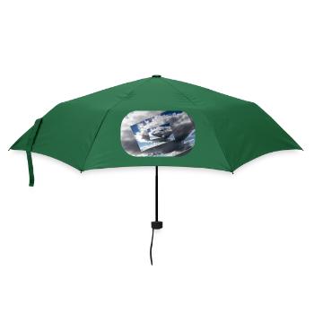 Wolke7 - Regenschirm (klein) - Flaschengrün - Vorne