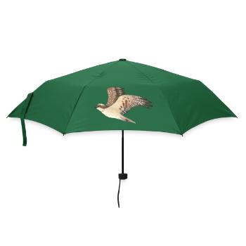 Fischadler - Regenschirm (klein) - Flaschengrün - Vorne