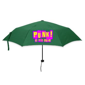 PUNK! IST NICHT TOT - Regenschirm (klein) - Flaschengrün - Vorne
