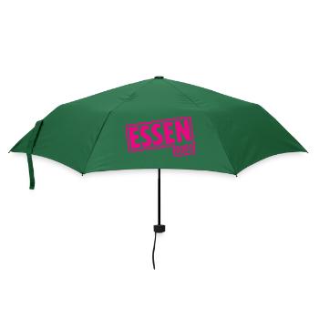 Essen - 0201 - Vorwahl - Slogan - Regenschirm (klein) - Flaschengrün - Vorne