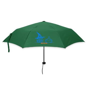 Japan Halloween - Regenschirm (klein) - Flaschengrün - Vorne