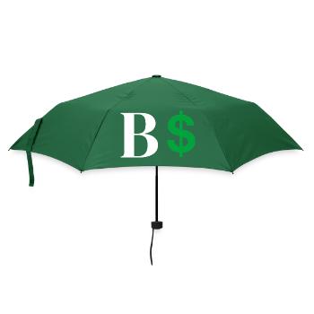Buchstabe b Dollar - Regenschirm (klein) - Flaschengrün - Vorne