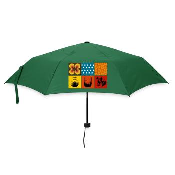 Retro - Umbrella (small) - bottlegreen - Front