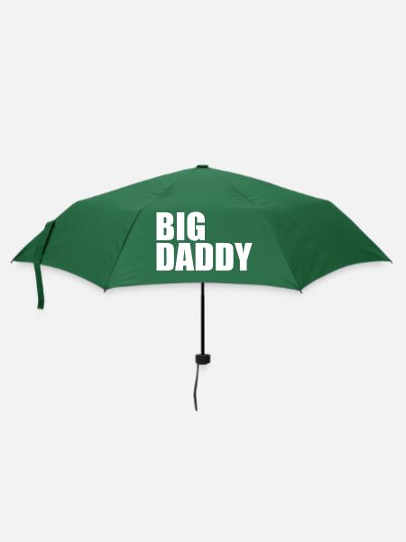 Big daddy - Regenschirm (klein) - Flaschengrün