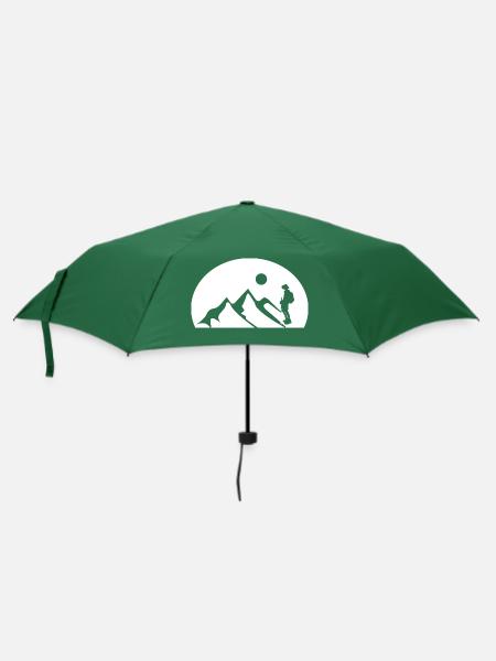 climbing - Regenschirm (klein) - Flaschengrün
